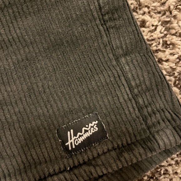 Hammies High Waist Corduroy Shorts Set- Light Blue and Dark Green - Picture 2 of 6